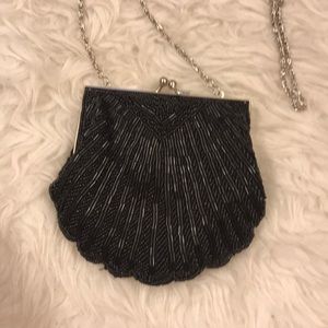 💥Vintage💥 evening beaded Clamshell purse